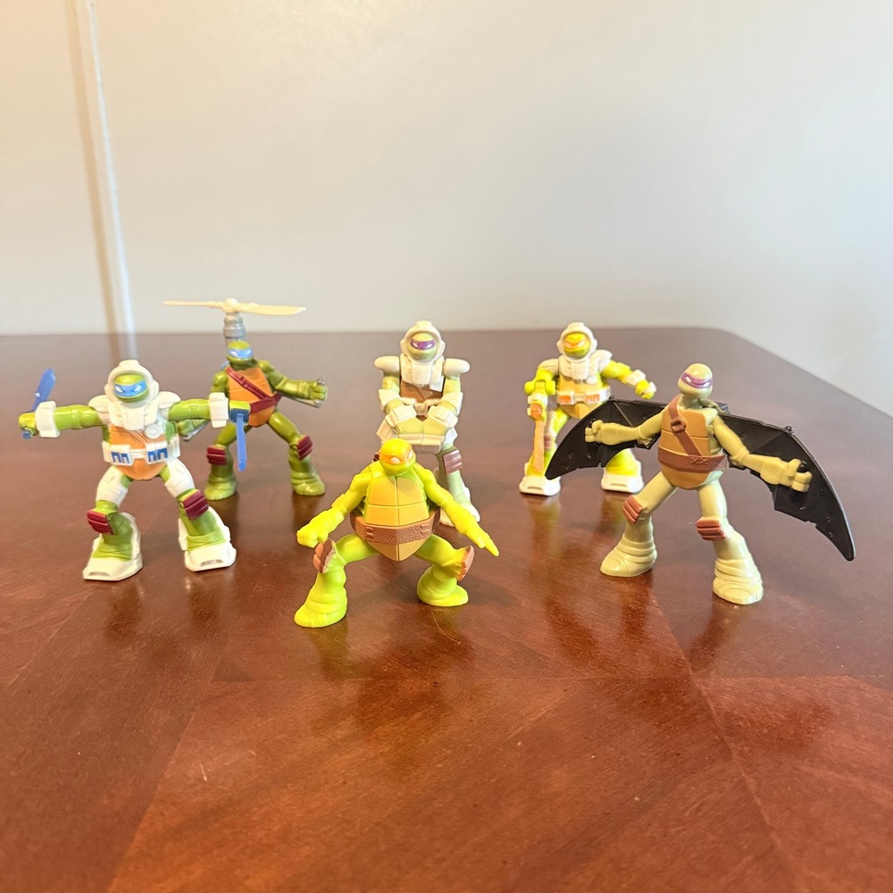 TMNT Teenage Mutant Ninja Turtles 2016 McDonalds Happy Meal Toys‎ Set of 6